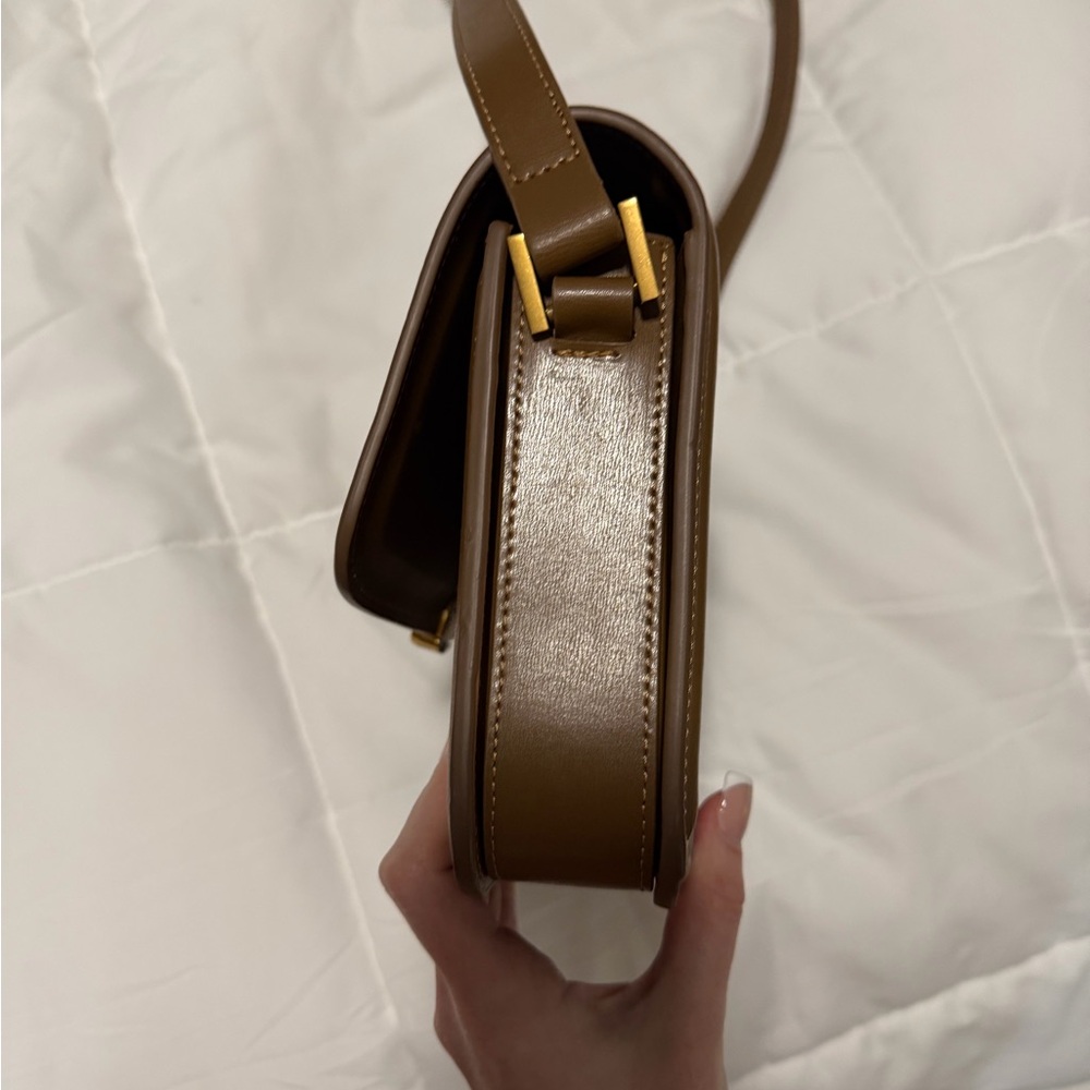 Yves Saint Laurent Brown Solférino leather crossbody bag - Picture 6 of 9